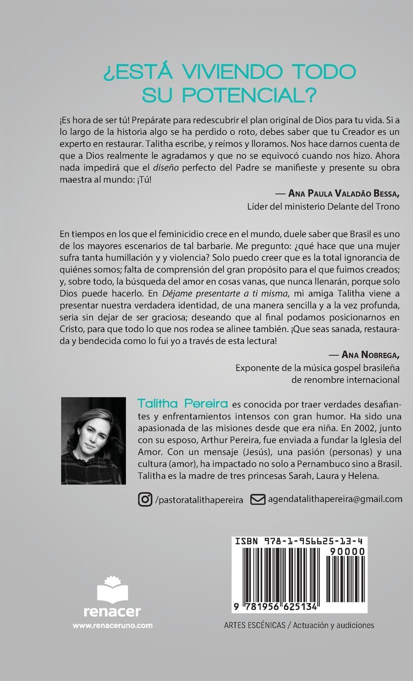 Rückseitencover Déjame presentarte a ti misma