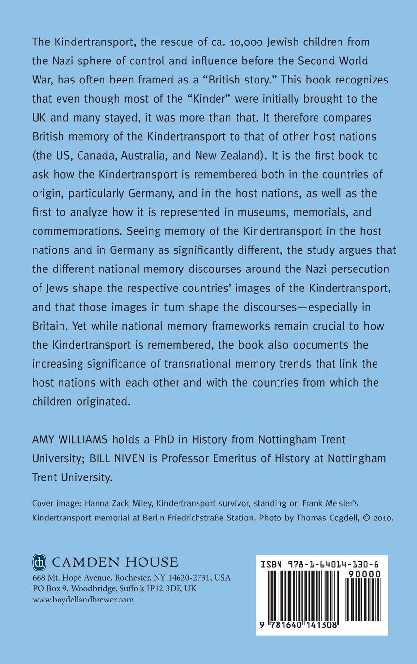 Rückseitencover National and Transnational Memories of the Kindertransport