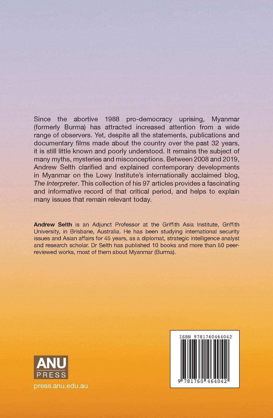 Rückseitencover Interpreting Myanmar: A Decade of Analysis