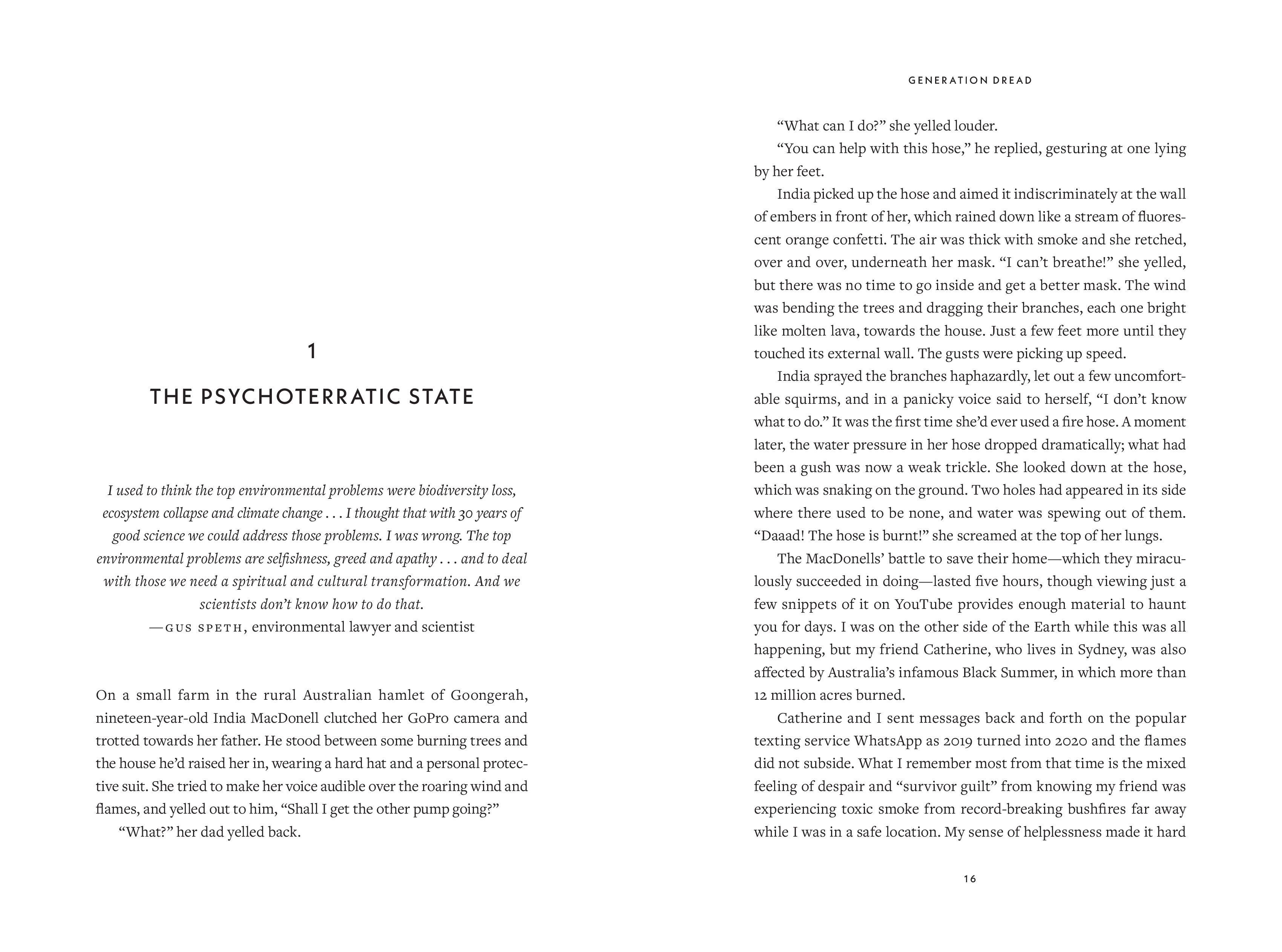 Beispielinhalt (Bild) Generation Dread