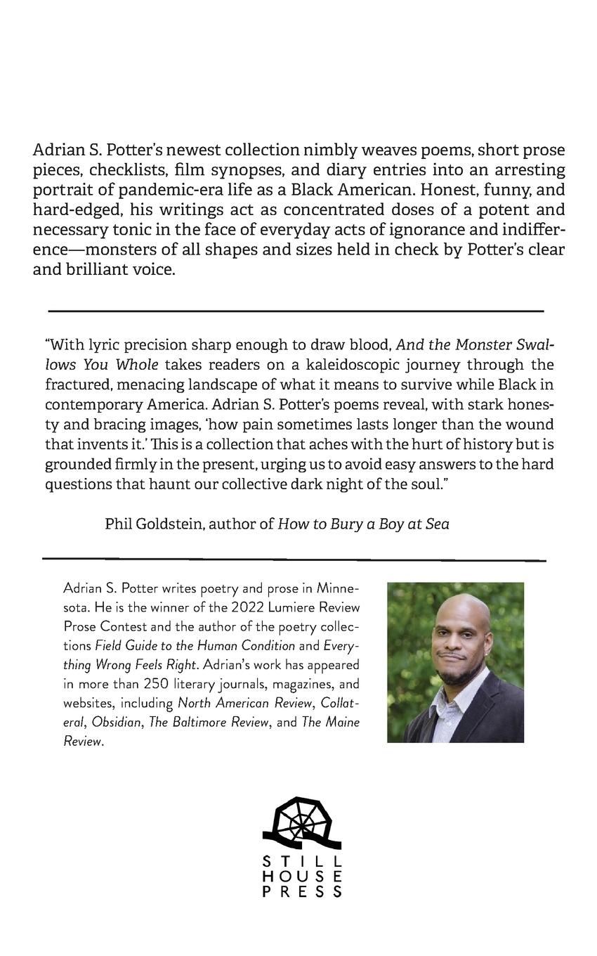 Rückseitencover And the Monster Swallows You Whole