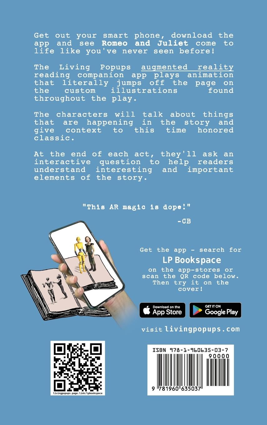 Rückseitencover Romeo and Juliet