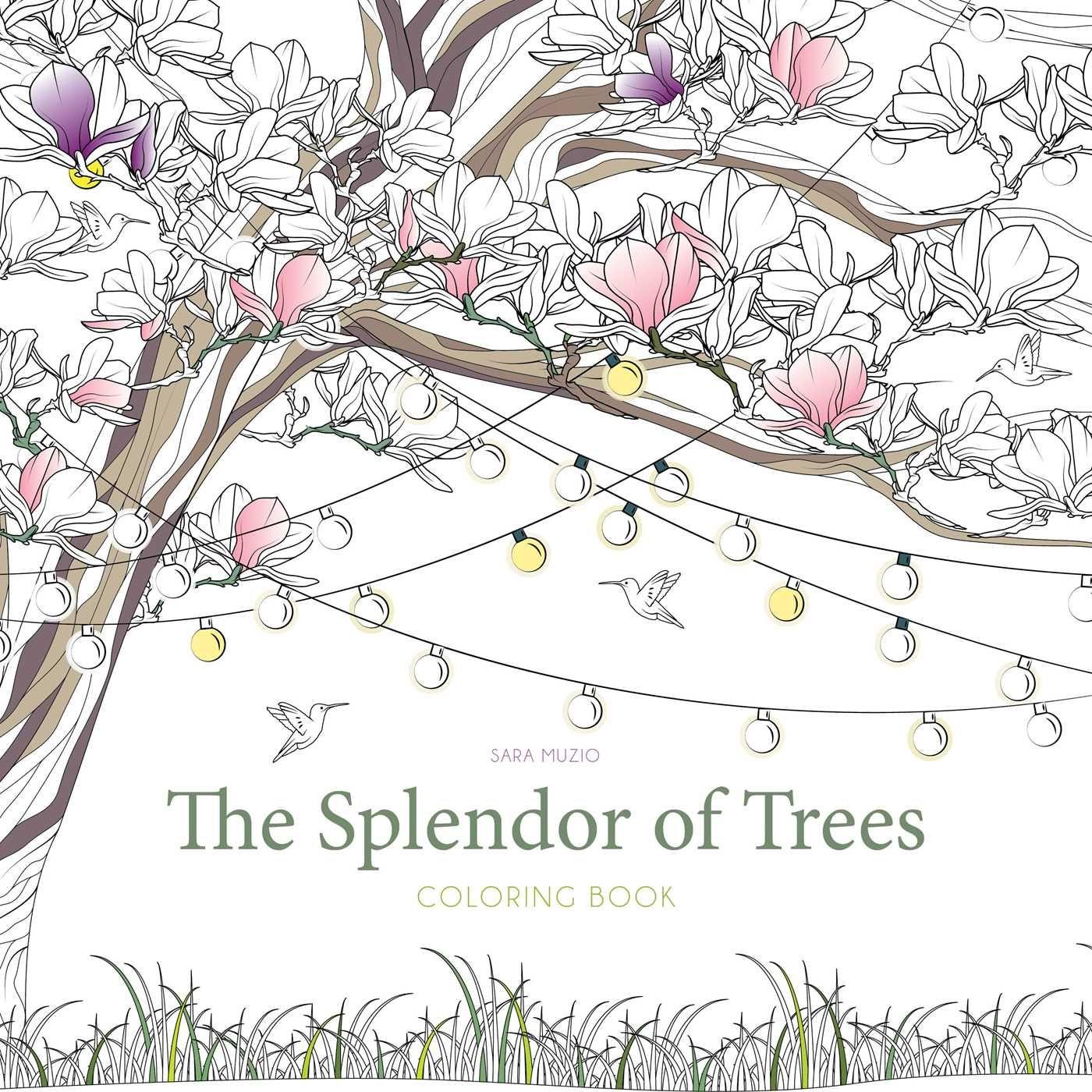Vorderes Coverbild The Splendor of Trees Coloring Book