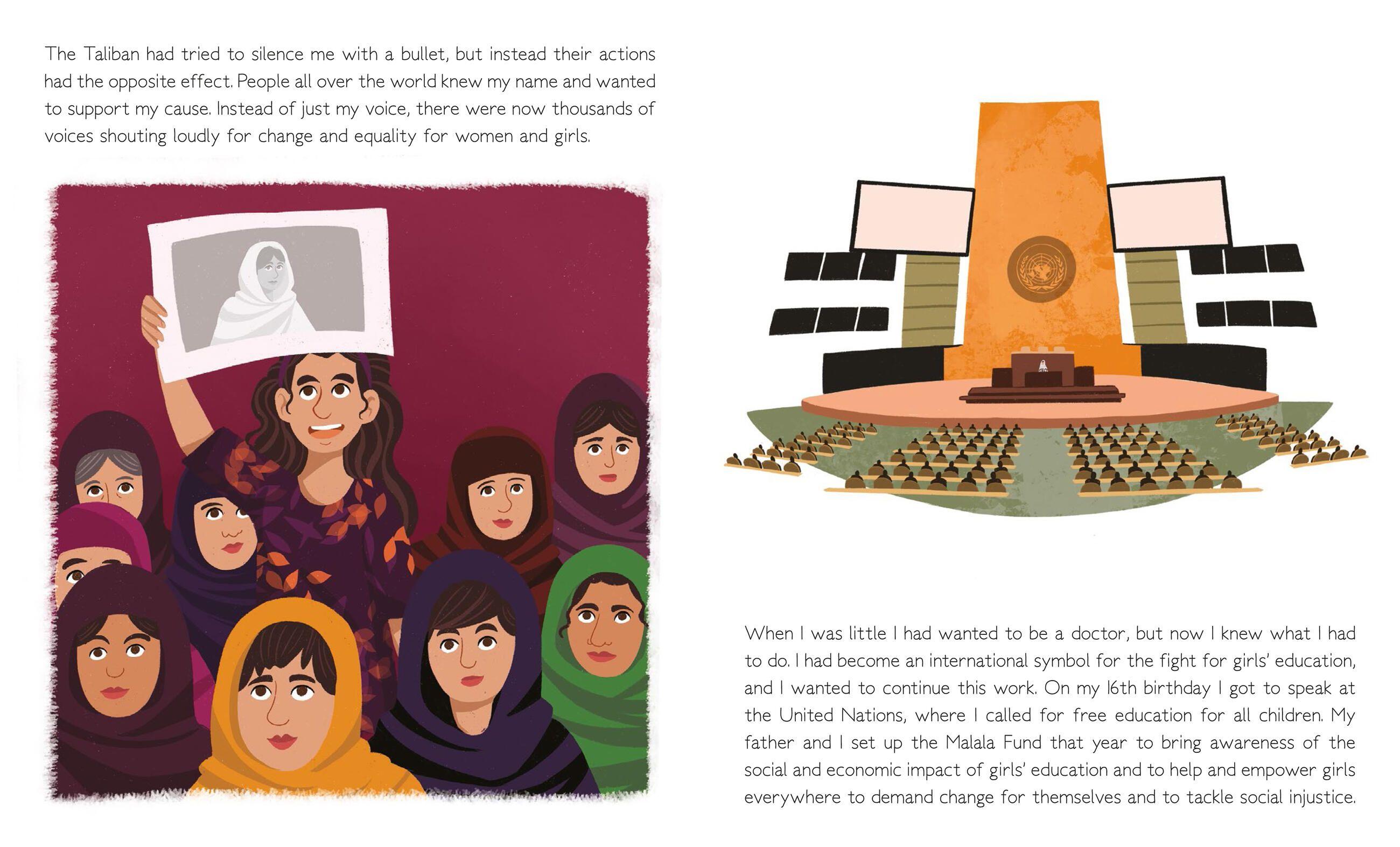 Beispielinhalt (Bild) Malala Yousafzai