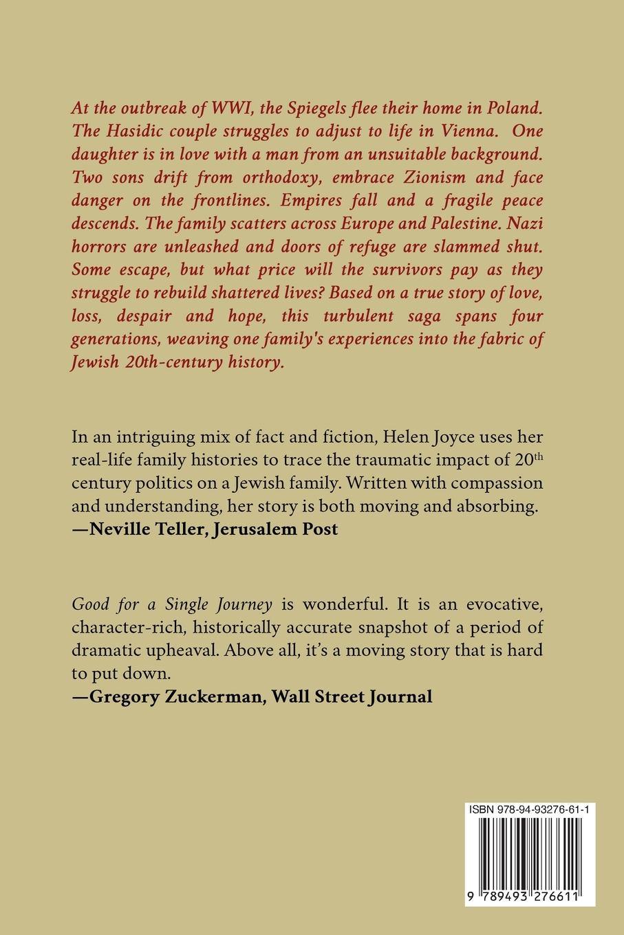 Rückseitencover Good for a Single Journey