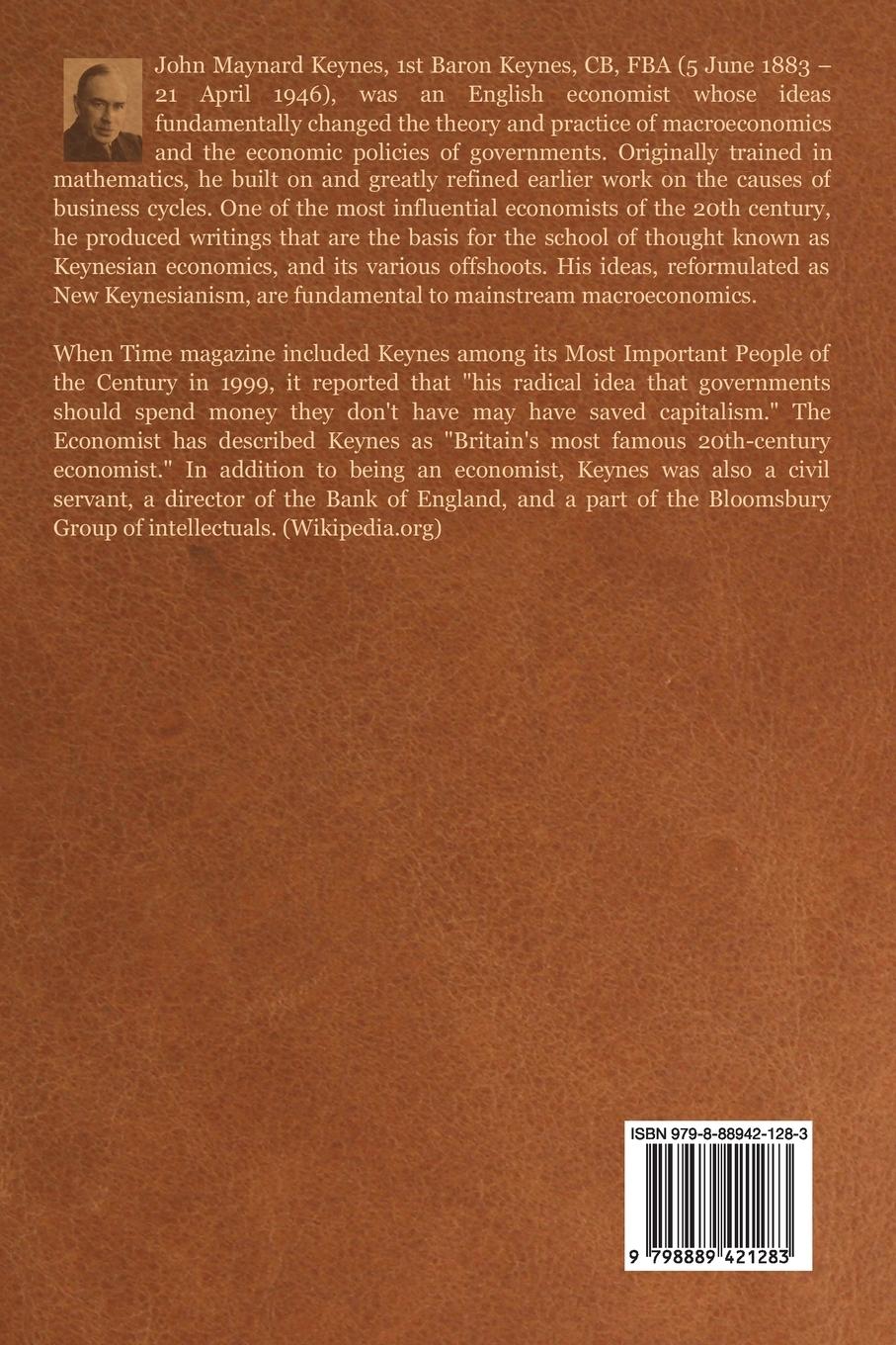 Rückseitencover The Economic Consequences of the Peace