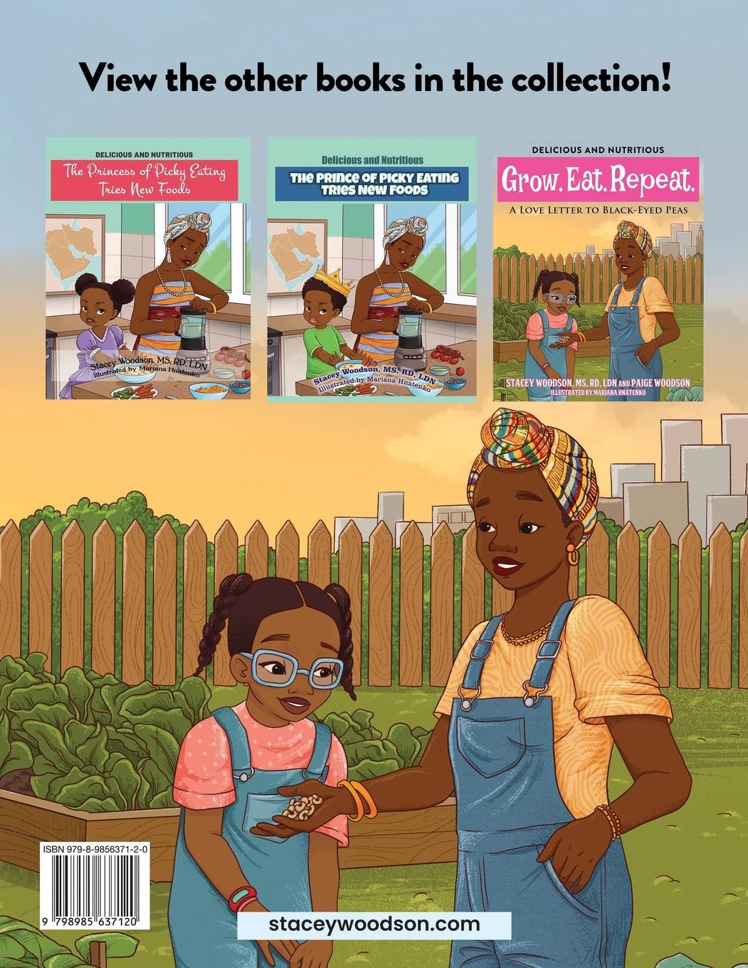Rückseitencover Grow. Eat. Repeat.  A Love Letter to Black-Eyed Peas Activity Book