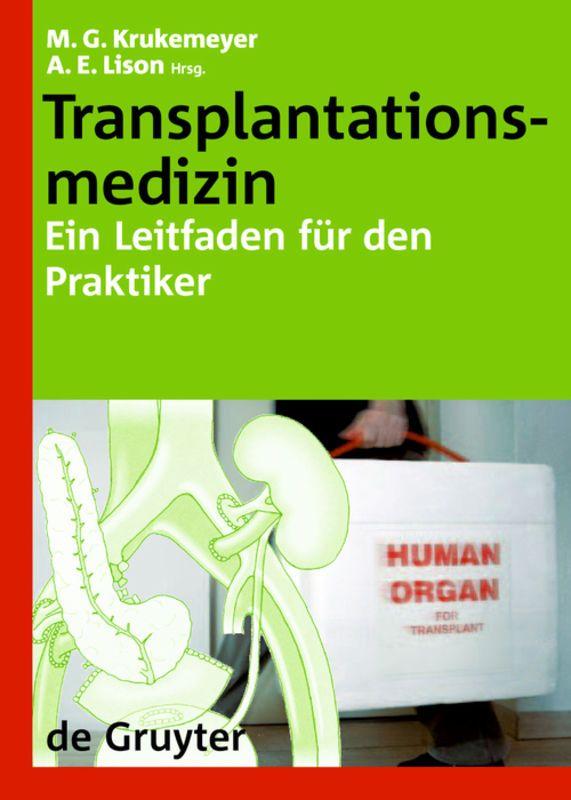 Vorderes Coverbild Transplantationsmedizin