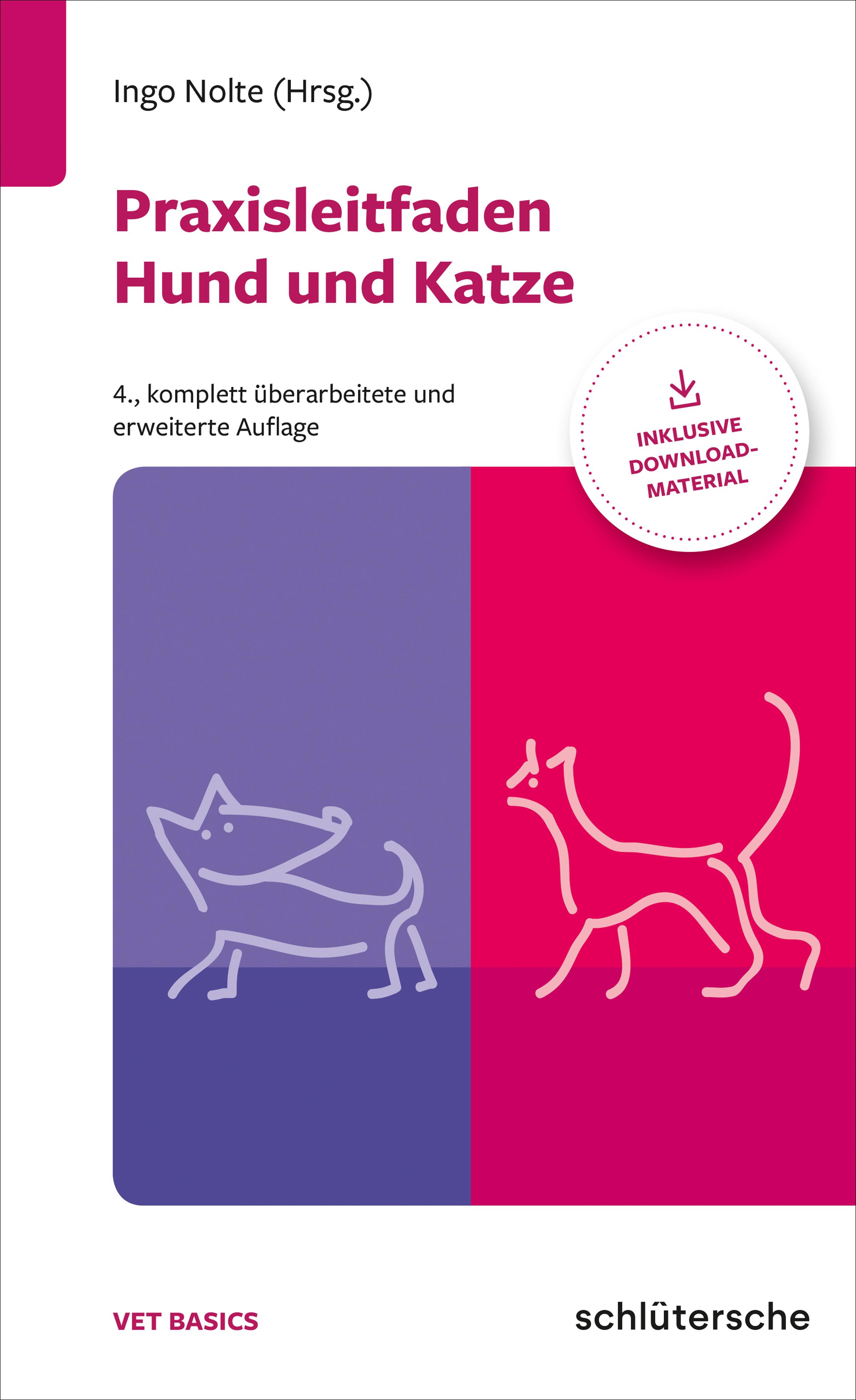 Vorderes Coverbild Praxisleitfaden Hund und Katze