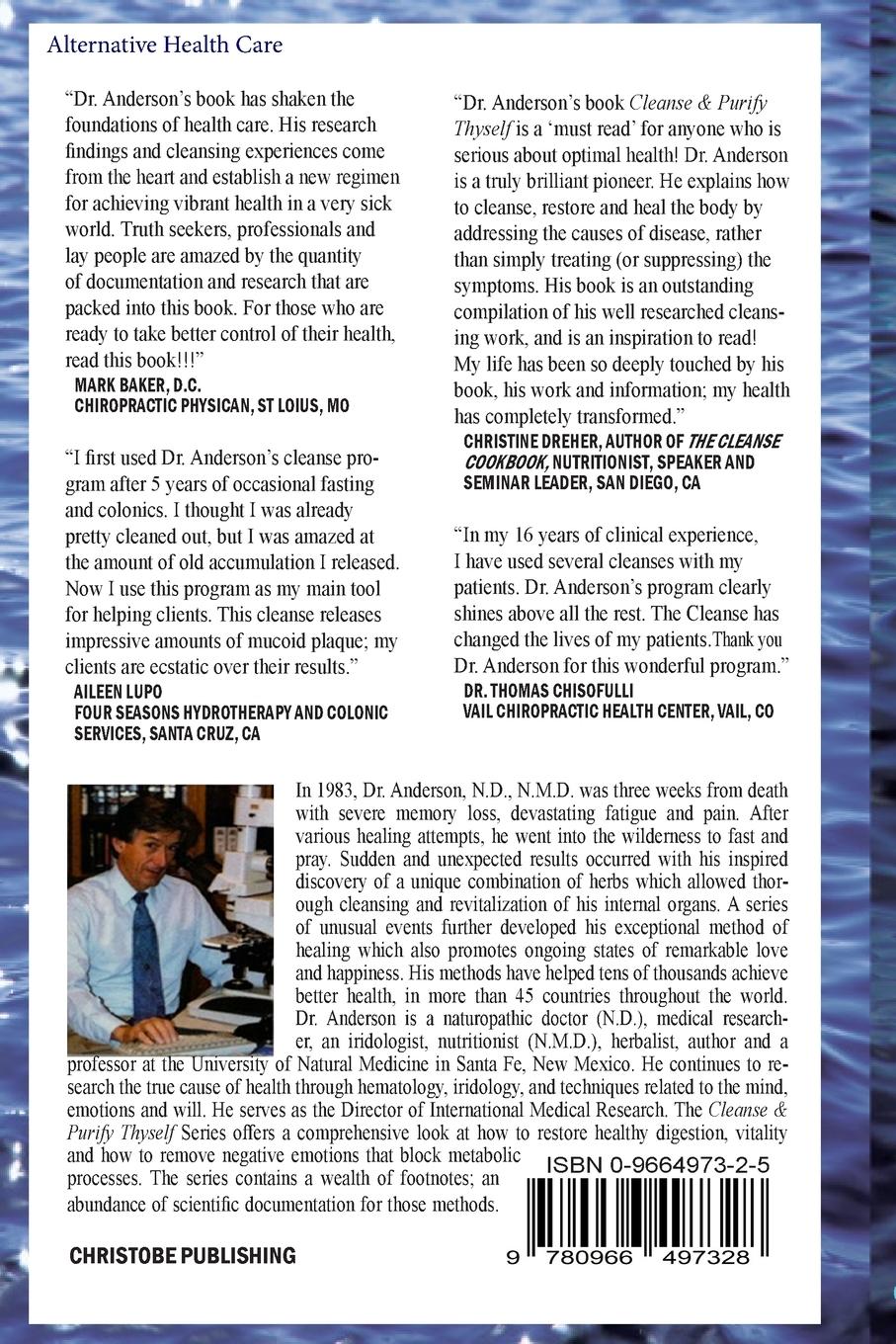 Rückseitencover Cleanse & Purify Thyself, Book 2