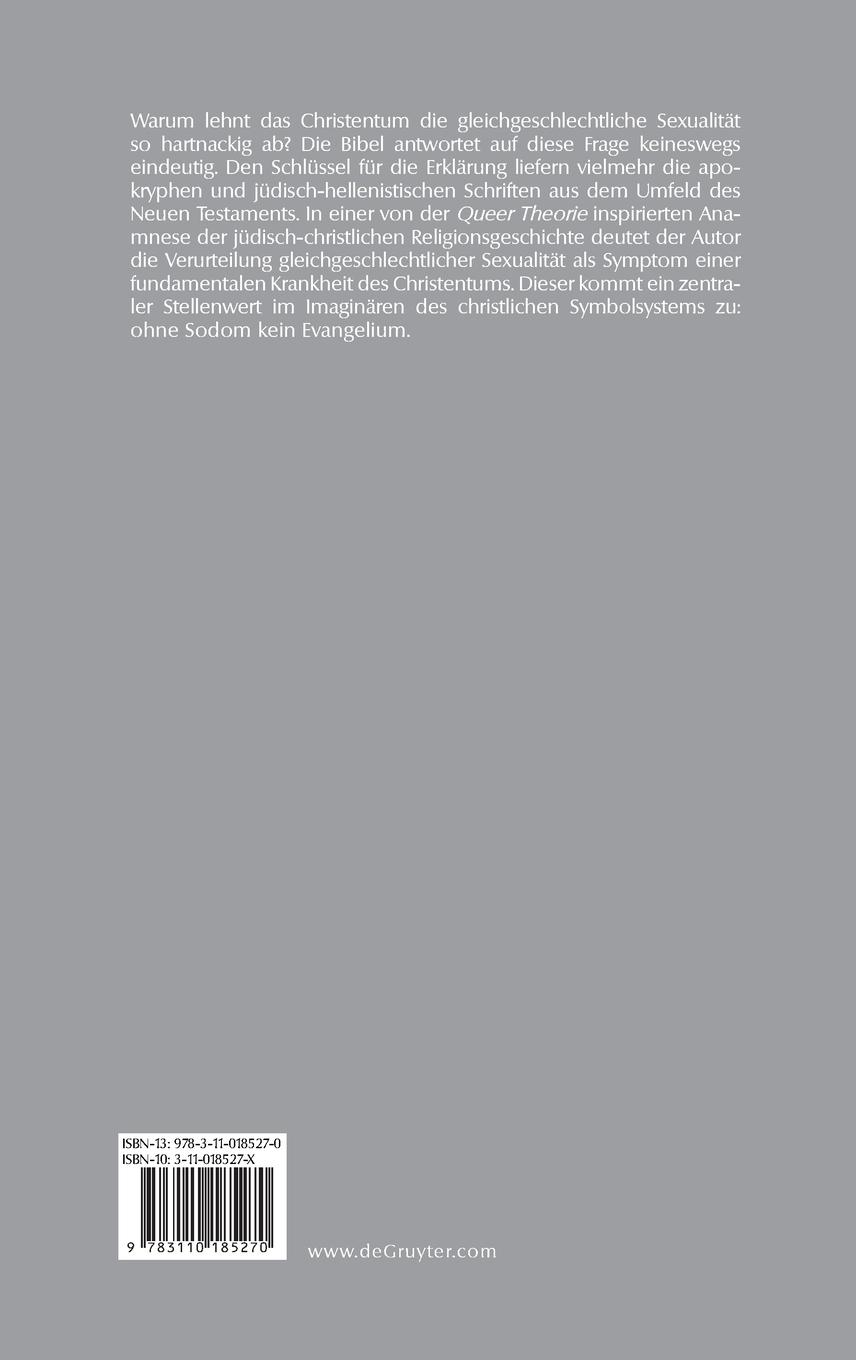 Rückseitencover Sodom als Symptom