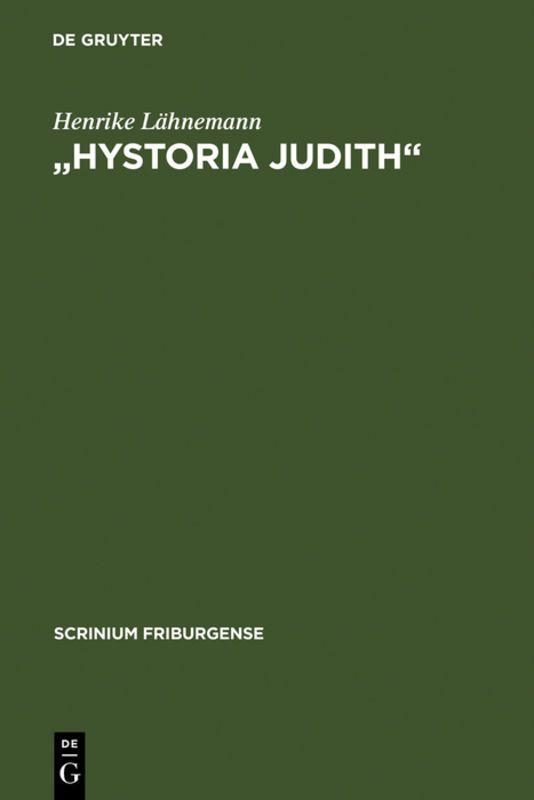Vorderes Coverbild "Hystoria Judith"