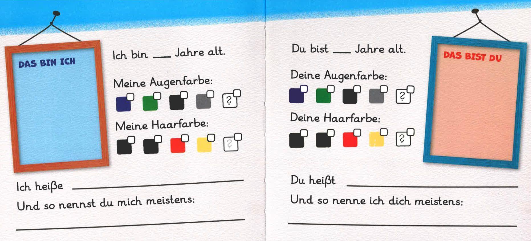 Beispielinhalt (Bild) Für den allerbesten Papa der Welt - Originelles Ausfüllbuch für Kinder