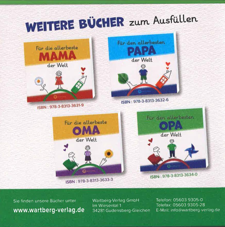 Beispielinhalt (Bild) Für den allerbesten Papa der Welt - Originelles Ausfüllbuch für Kinder