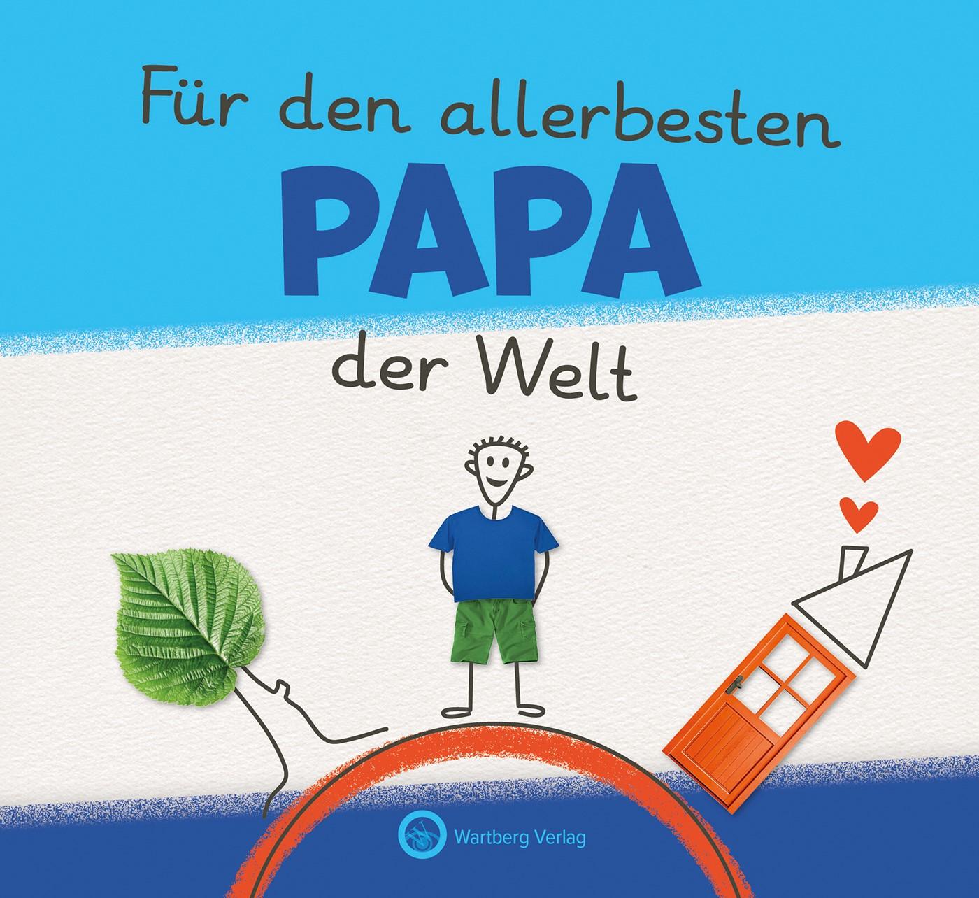 Vorderes Coverbild Für den allerbesten Papa der Welt - Originelles Ausfüllbuch für Kinder