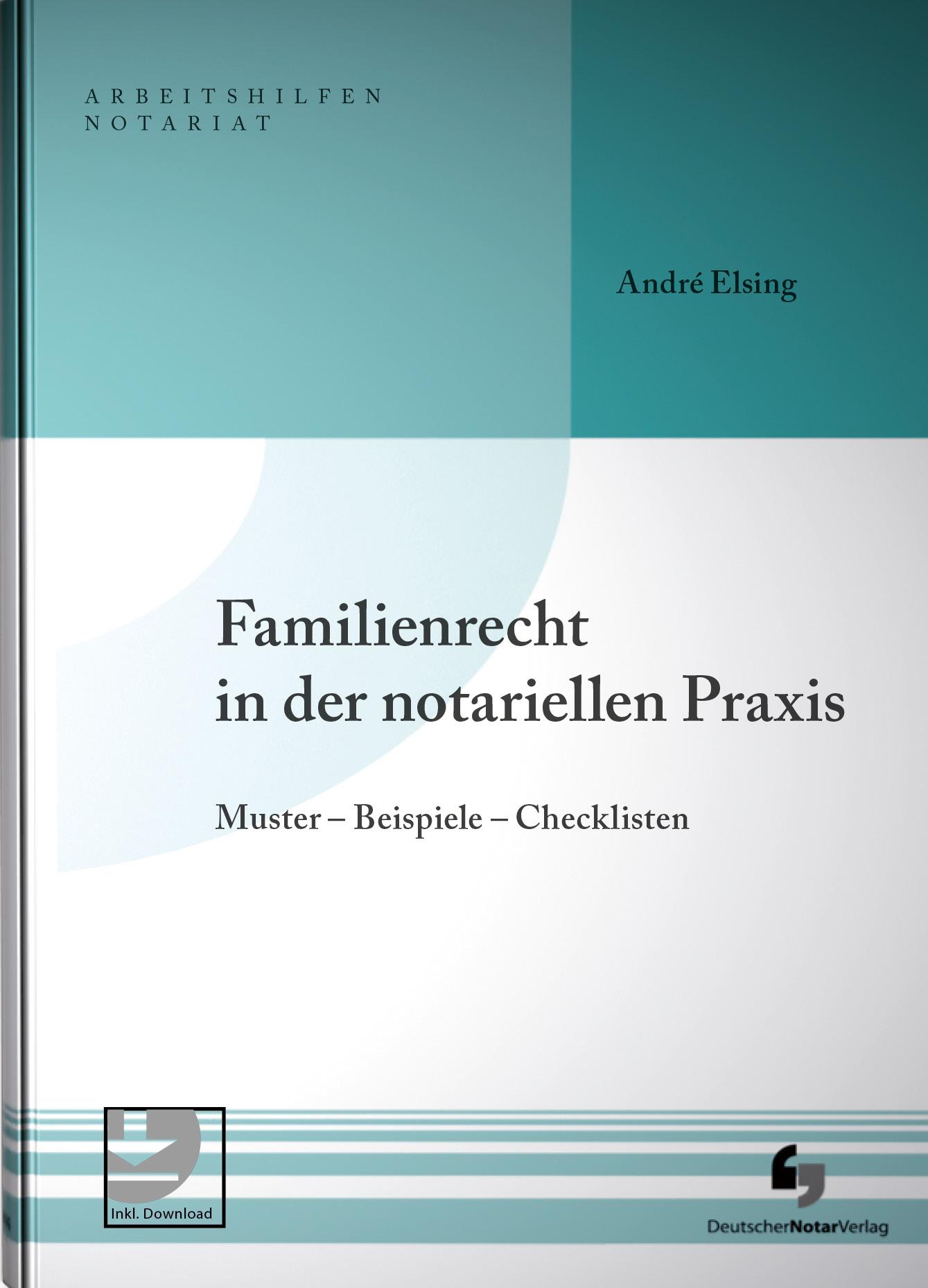 Vorderes Coverbild Familienrecht in der notariellen Praxis