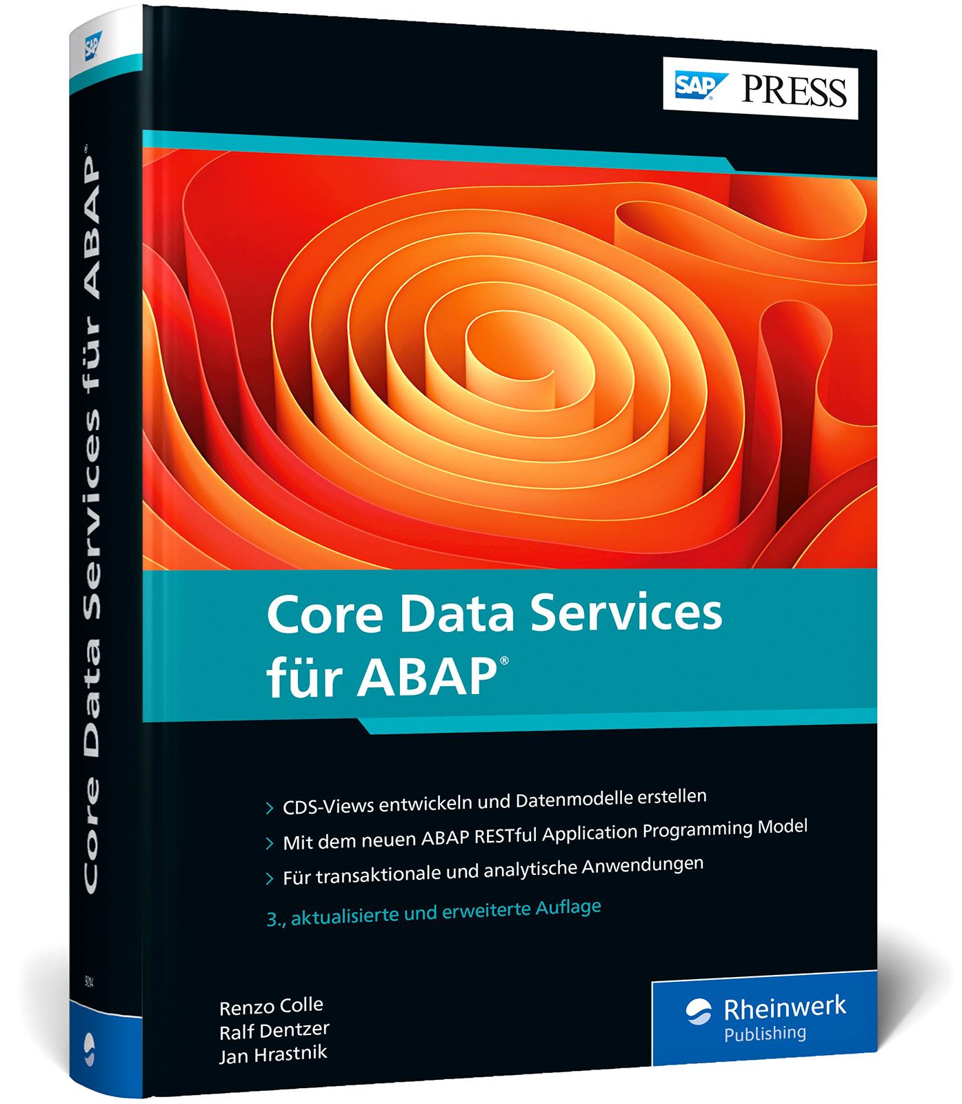 Vorderes Coverbild Core Data Services für ABAP
