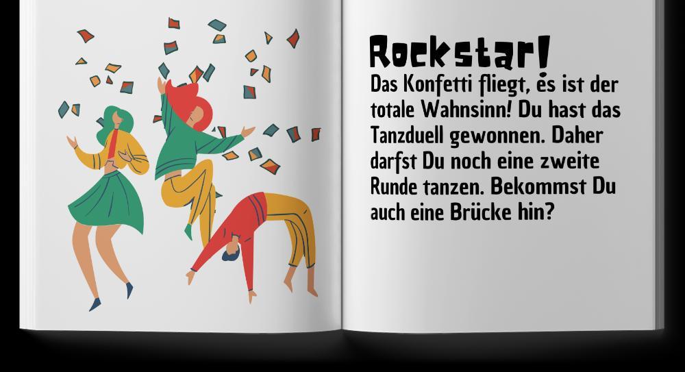 Beispielinhalt (Bild) Das witzige Sport Mitmachbuch