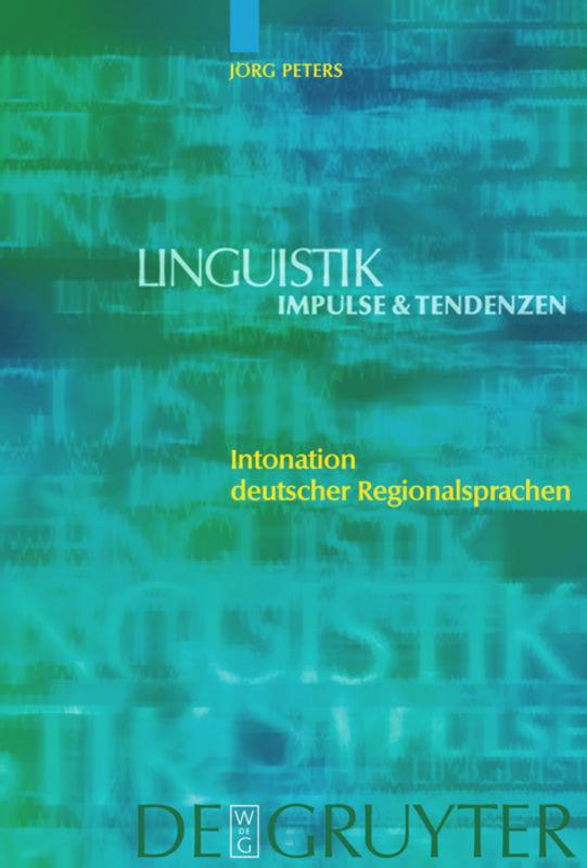Vorderes Coverbild Intonation deutscher Regionalsprachen