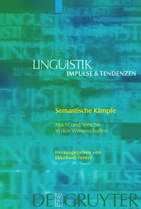 Vorderes Coverbild Semantische Kämpfe