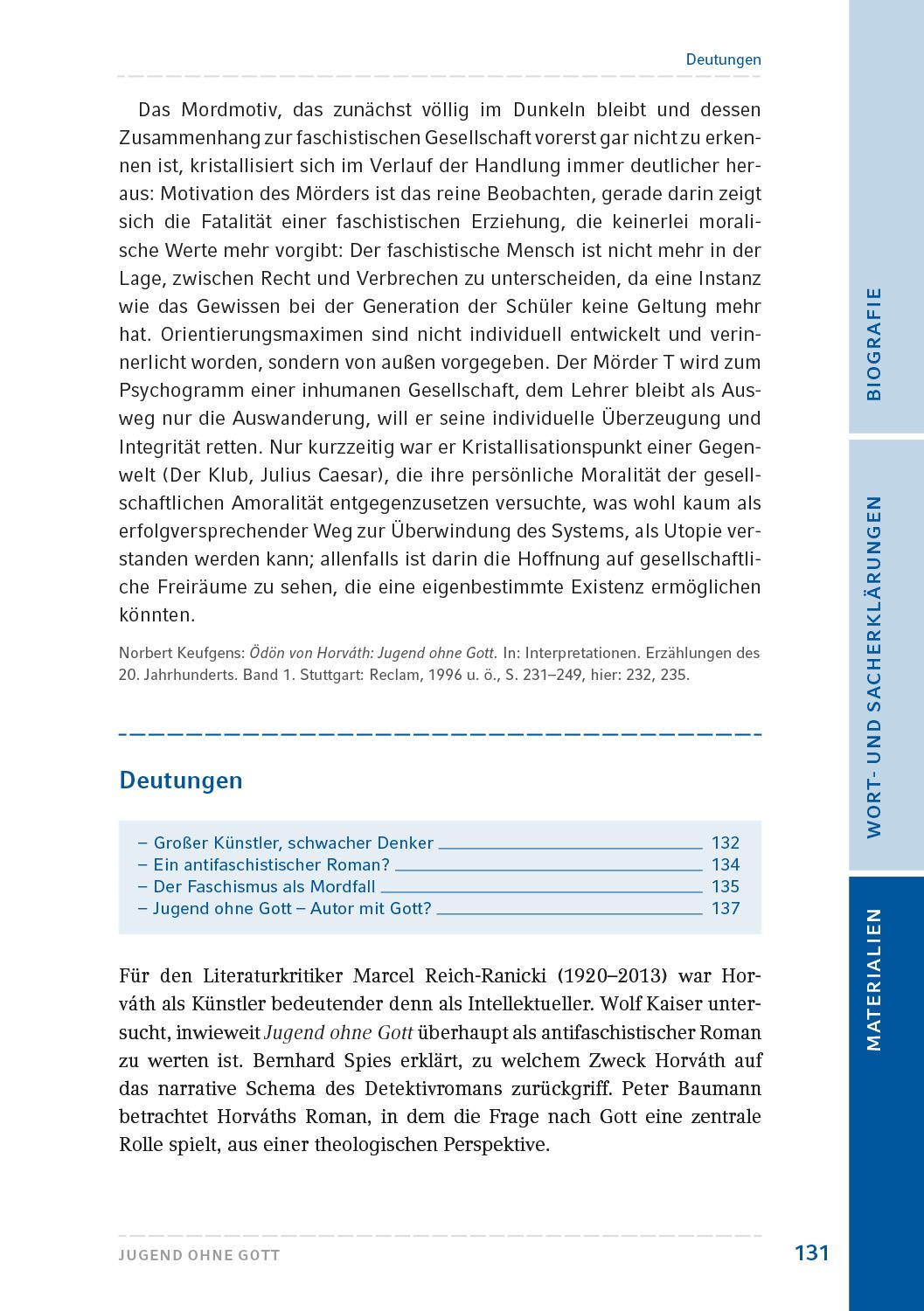 Beispielinhalt (Bild) Jugend ohne Gott