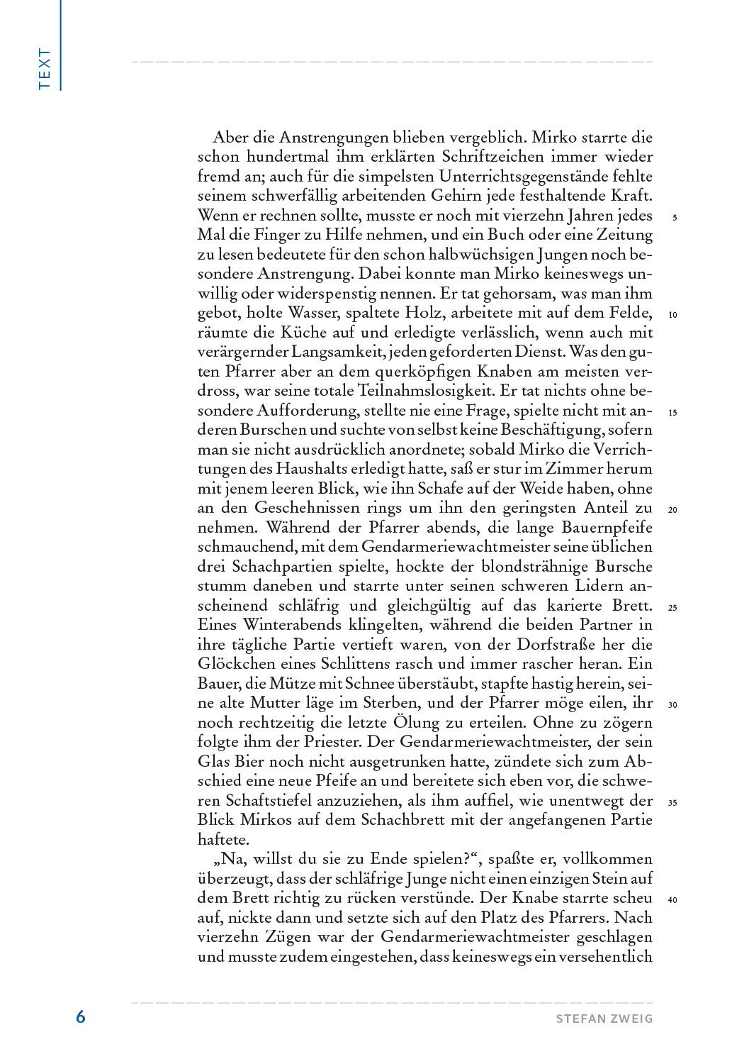 Beispielinhalt (Bild) Schachnovelle