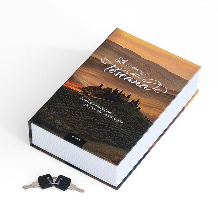 Vorderes Coverbild Buch-Tresor "Toscana" Deutsch