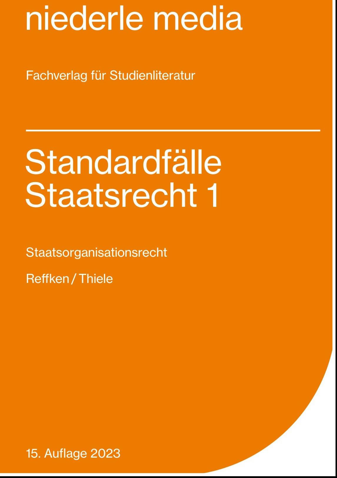Vorderes Coverbild Standardfälle Staatsrecht 1