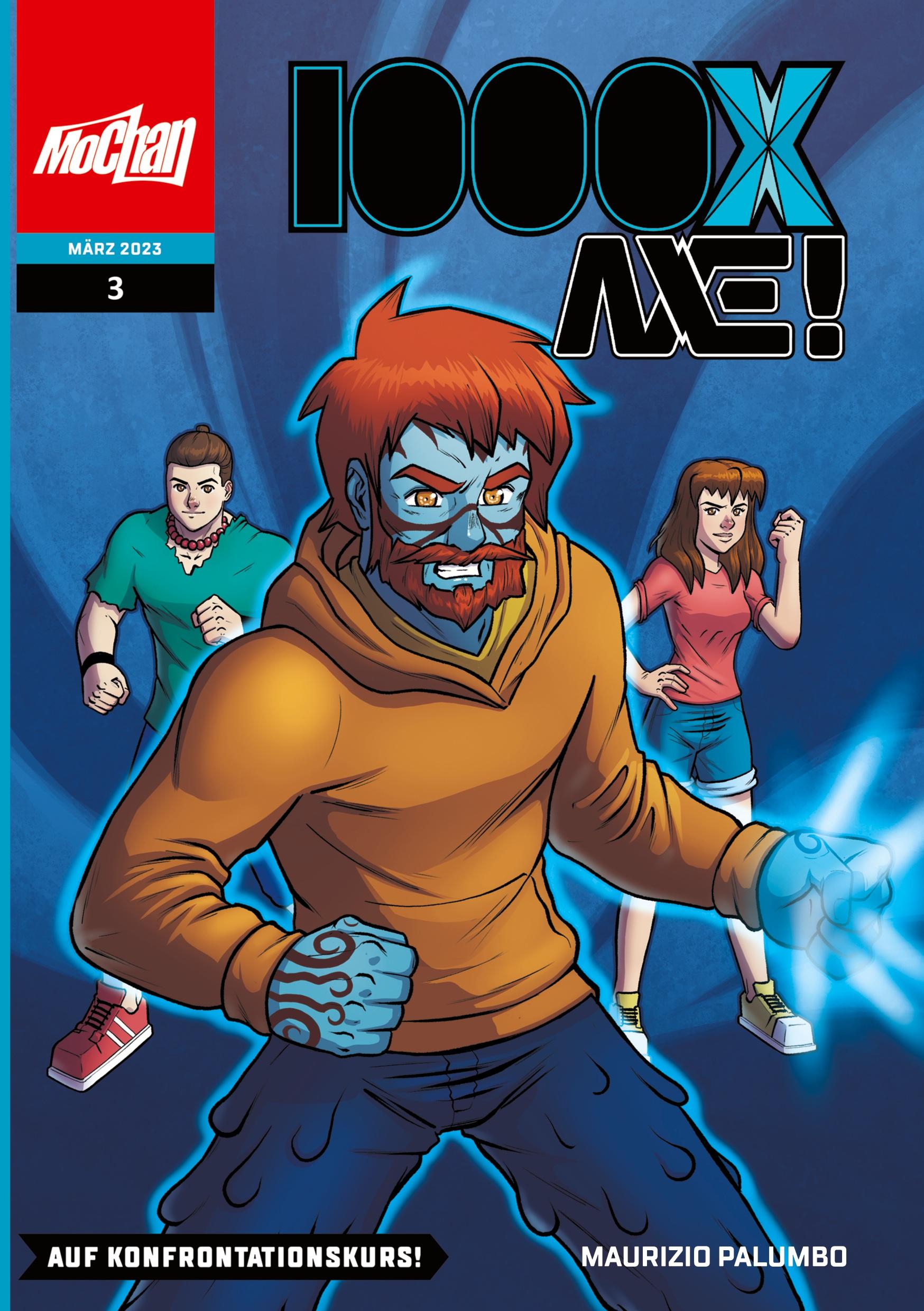 Vorderes Coverbild 1000X AXE! Auf Konfrontationskurs!