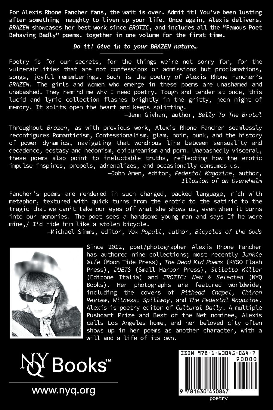 Rückseitencover BRAZEN