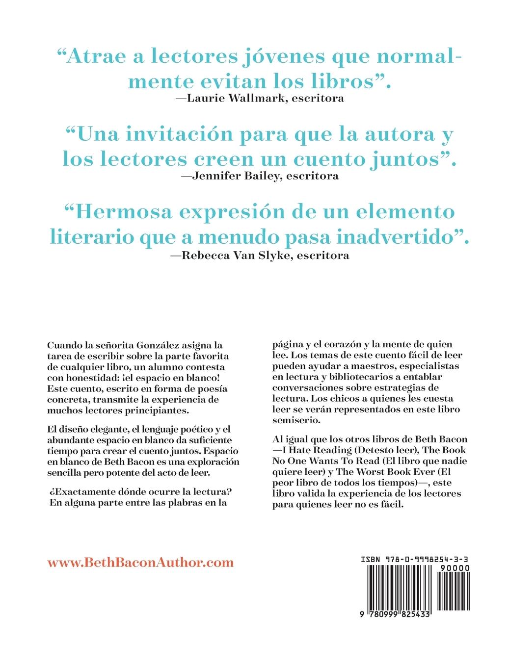 Rückseitencover Espacio En Blanco