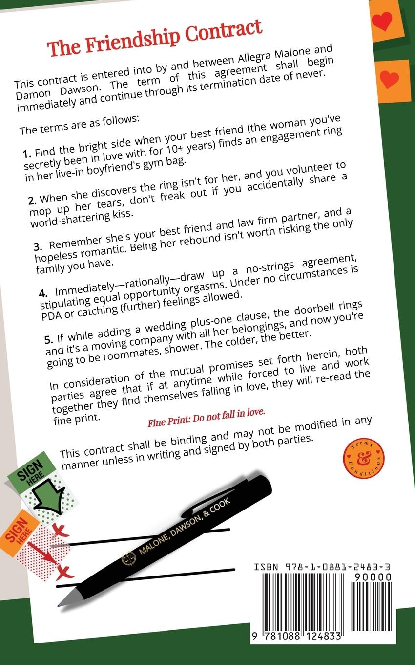 Rückseitencover The Friendship Contract