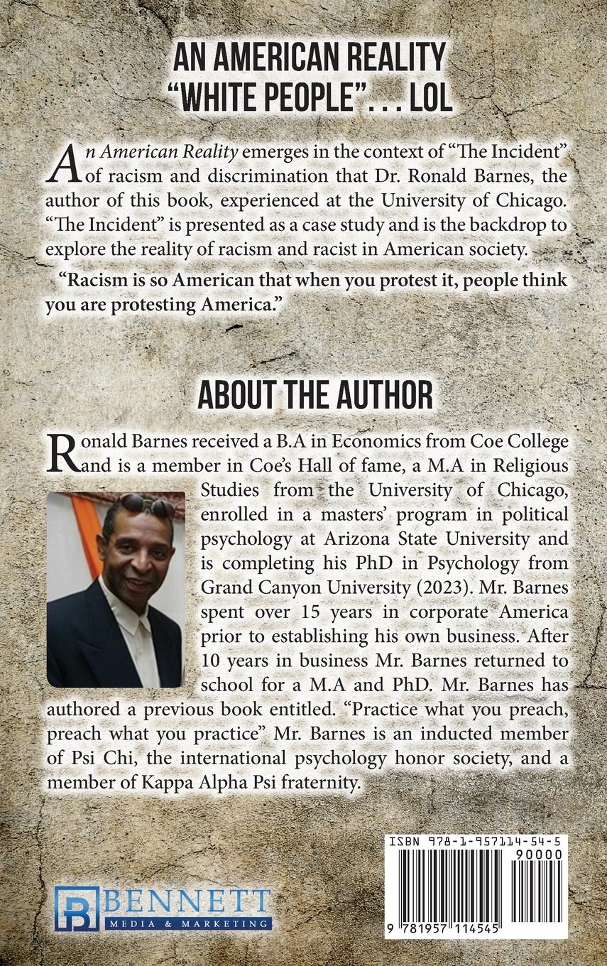 Rückseitencover American Reality