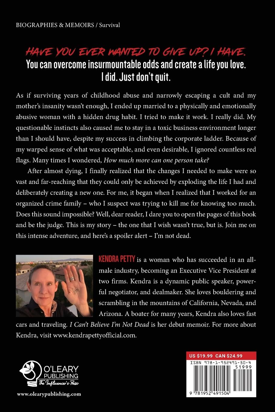 Rückseitencover I Can't Believe I'm Not Dead