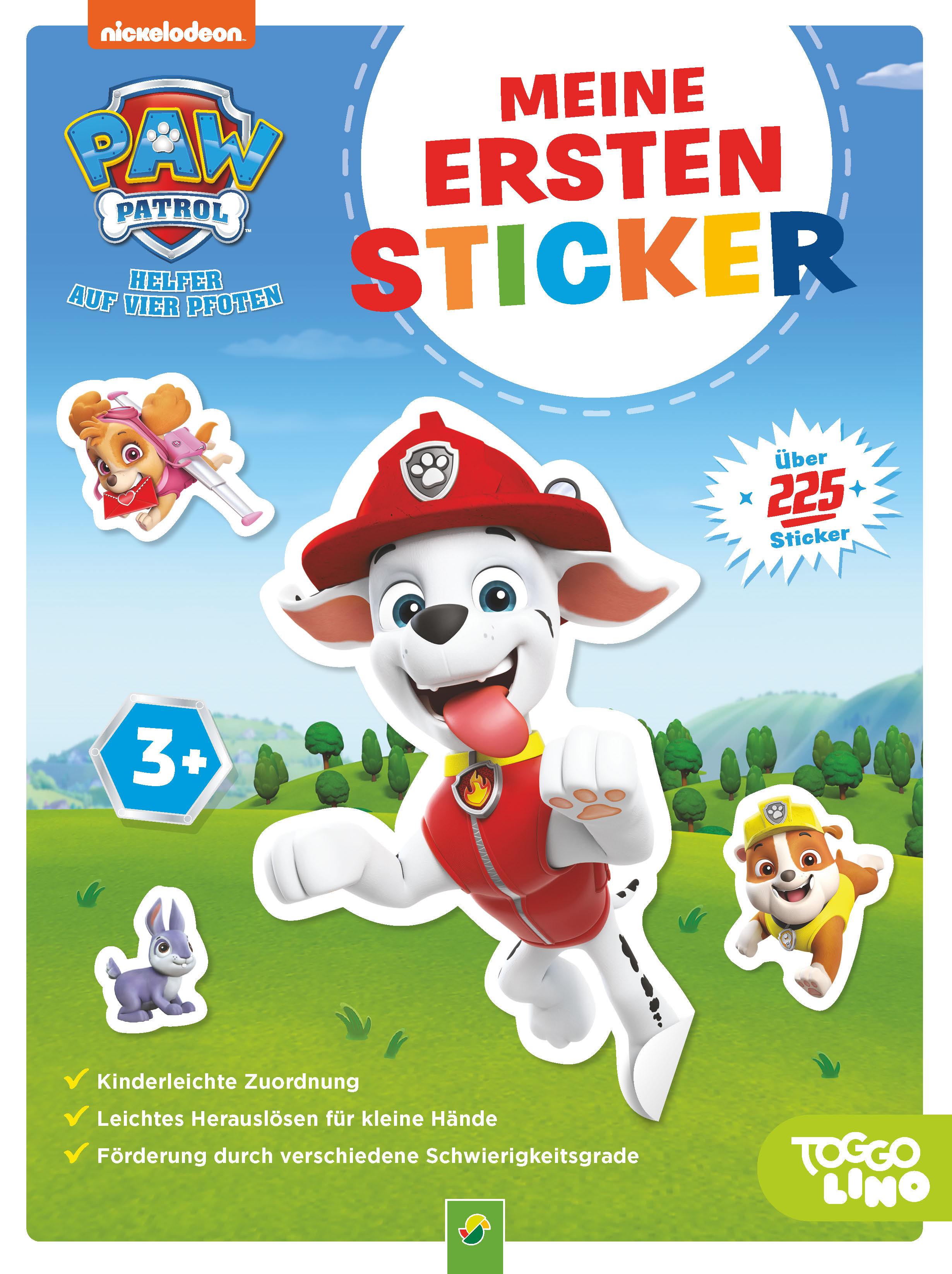Vorderes Coverbild PAW Patrol Meine ersten Sticker