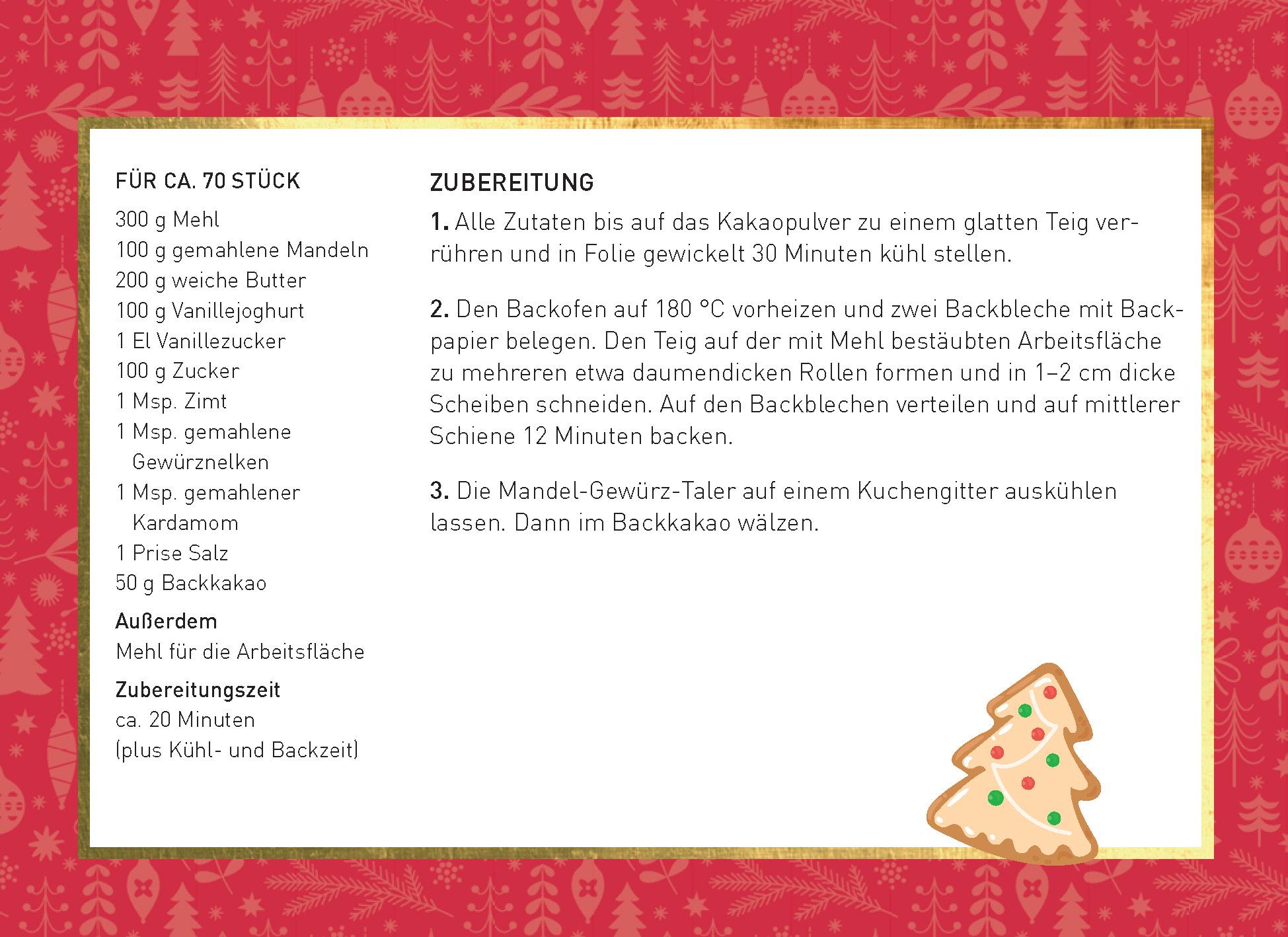 Beispielinhalt (Bild) A Plätzchen a day keeps the Weihnachtsstress away