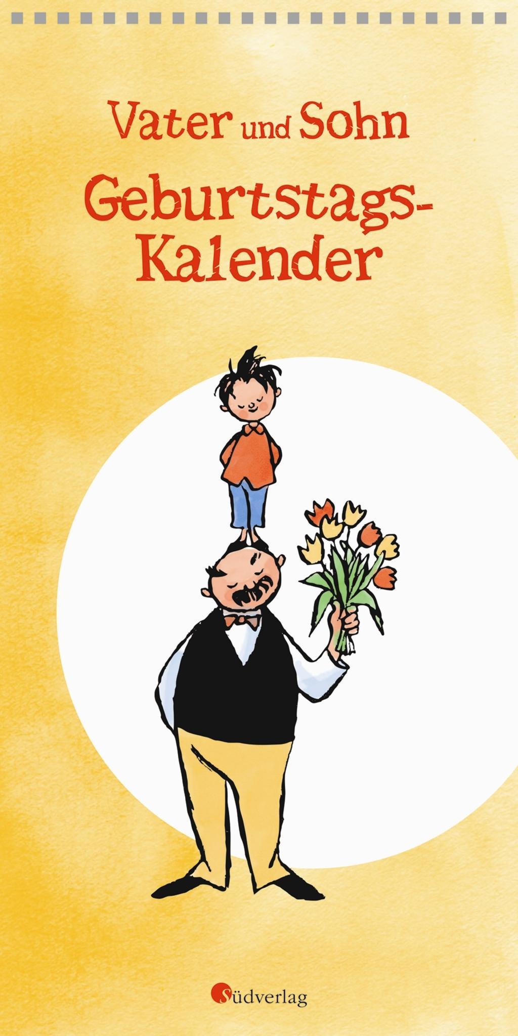 Vorderes Coverbild Vater und Sohn - Jahresunabhängiger Geburtstagskalender