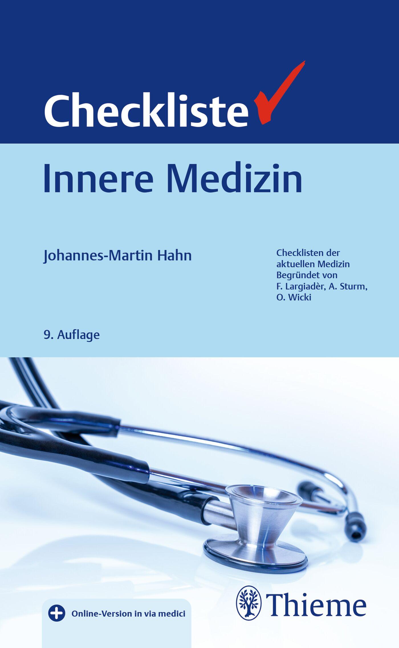 Vorderes Coverbild Checkliste Innere Medizin