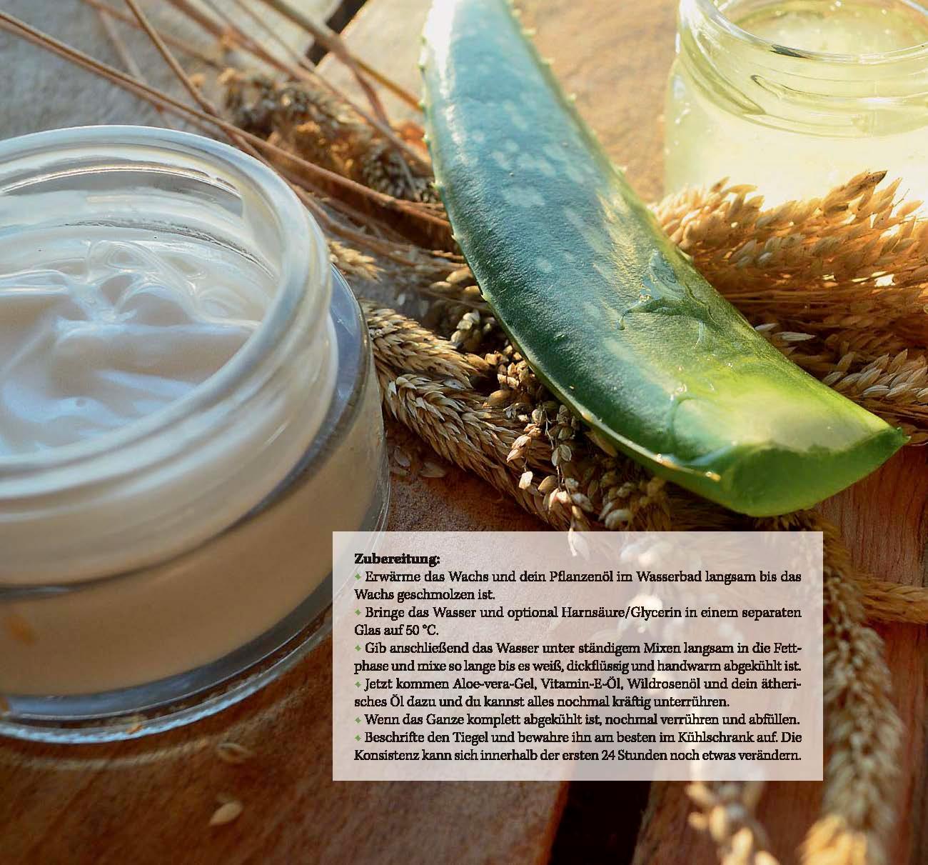 Beispielinhalt (Bild) Naturkosmetik selber machen