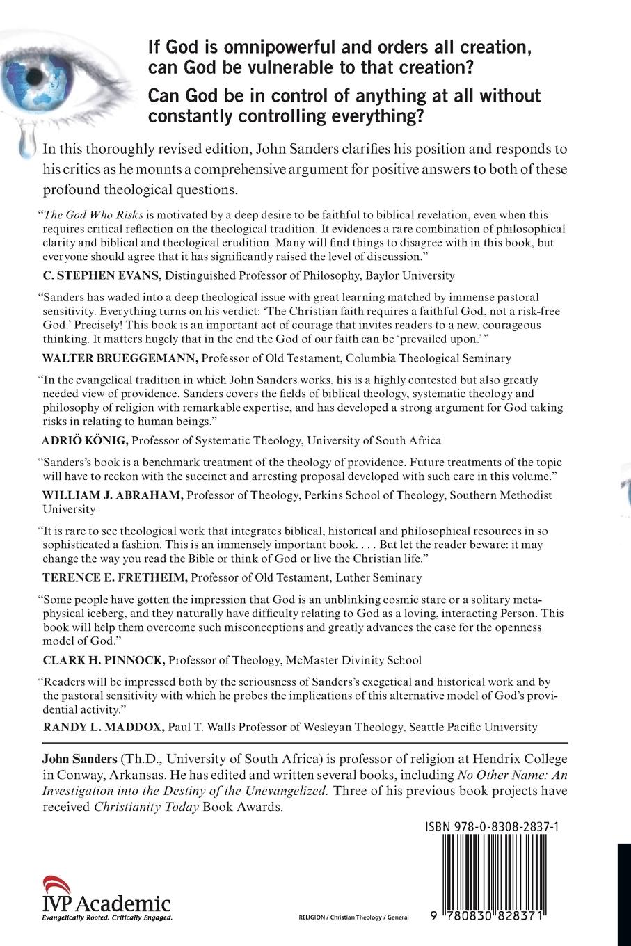 Rückseitencover The God Who Risks