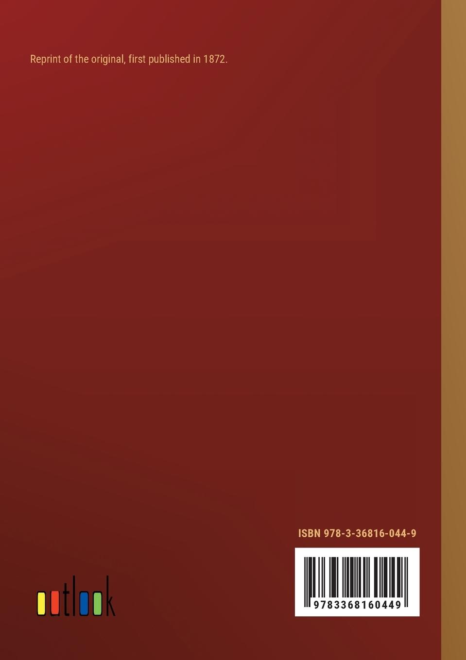 Rückseitencover The Land of the Veda: Being Personal Reminiscences of India