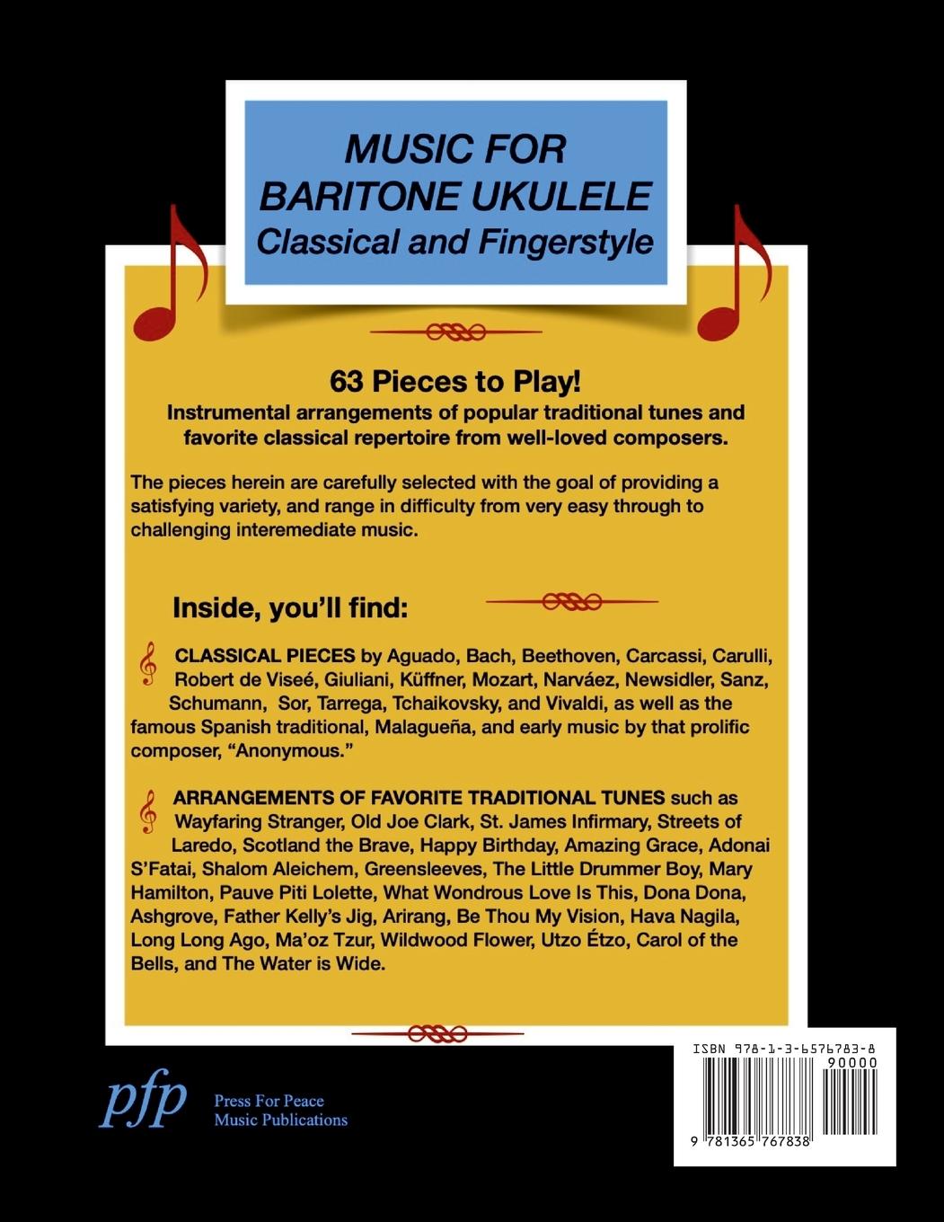 Rückseitencover Music for Baritone Ukulele
