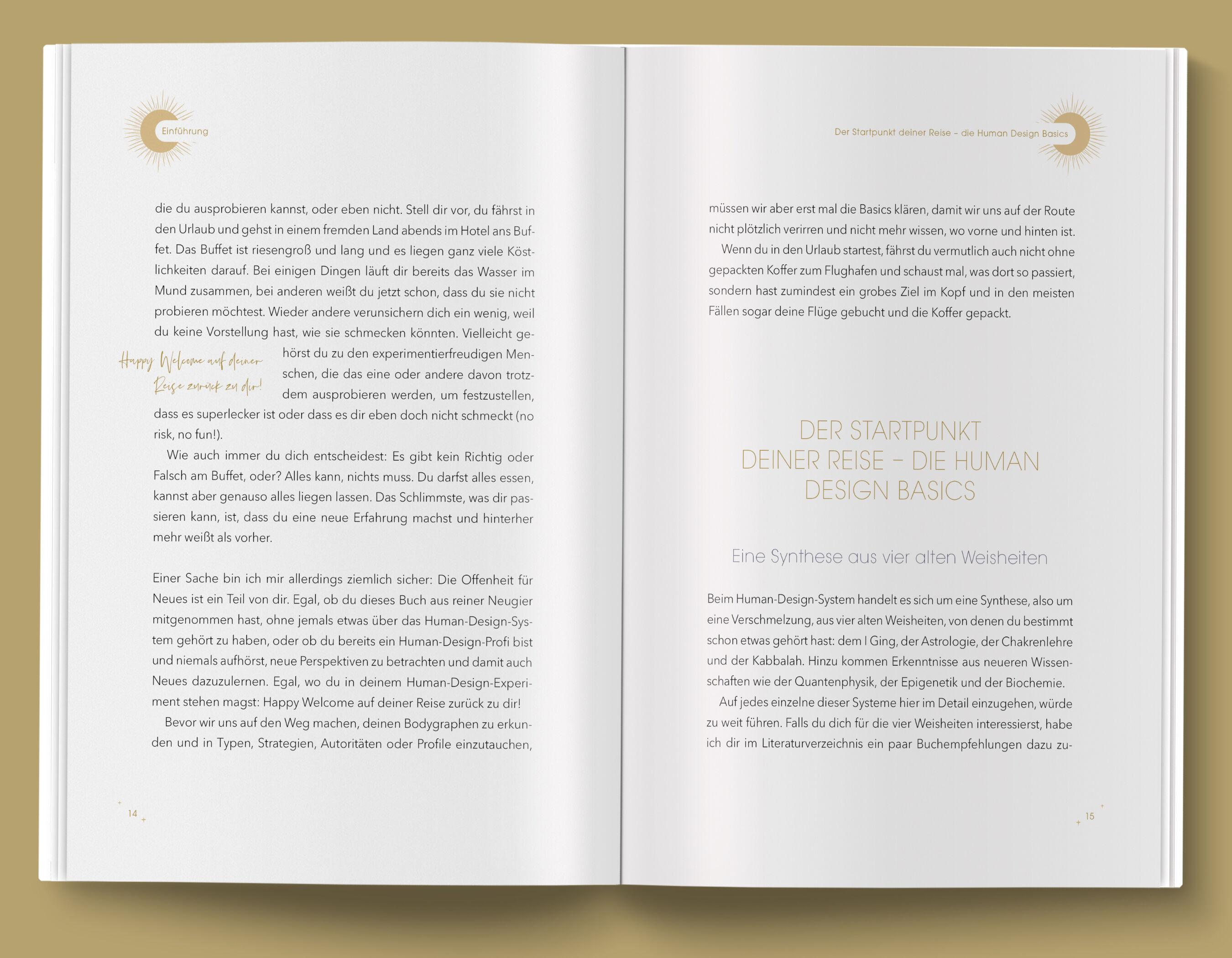 Beispielinhalt (Bild) Human Design