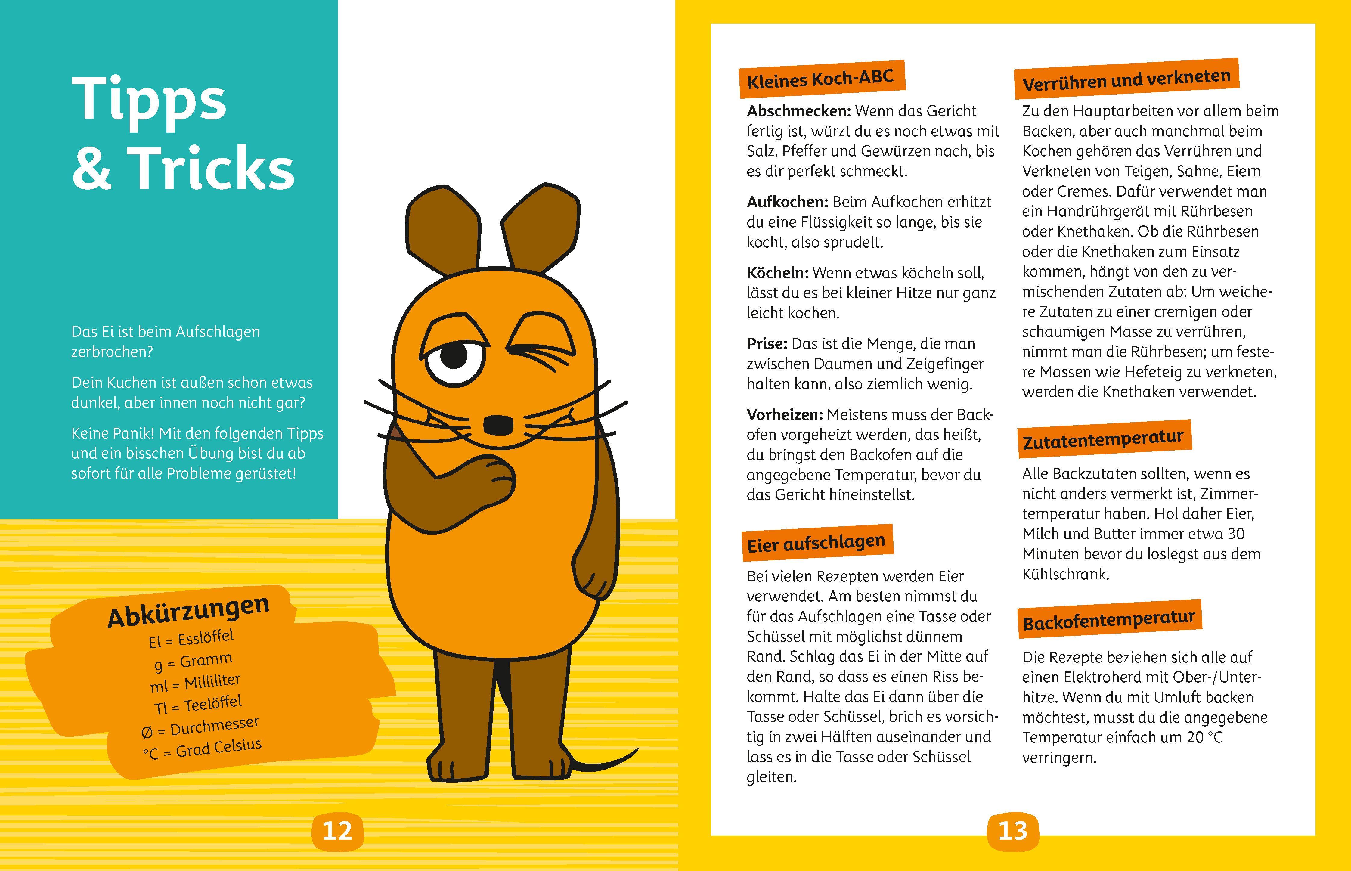 Beispielinhalt (Bild) Mit der Maus lecker kochen und backen