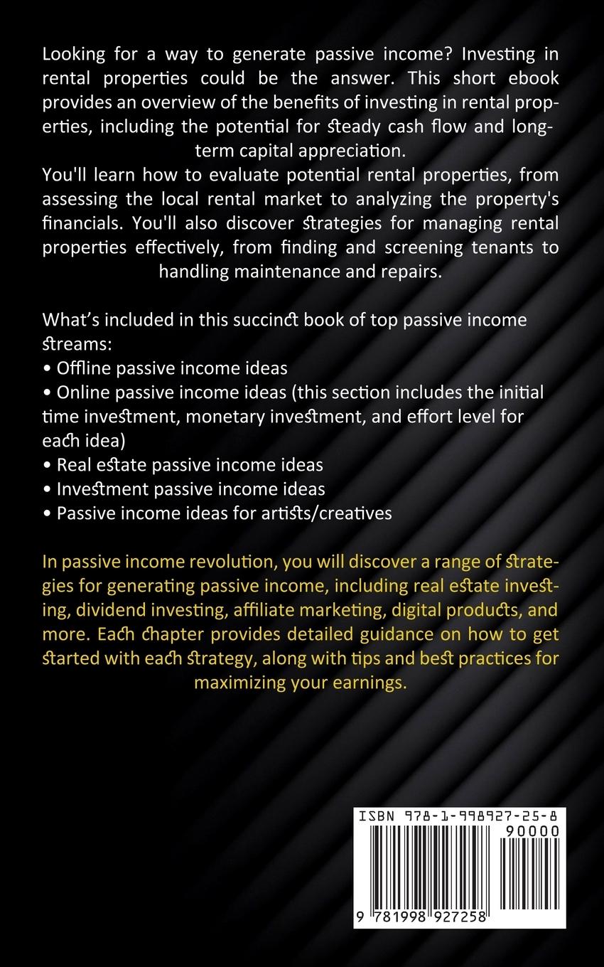 Rückseitencover Passive Income