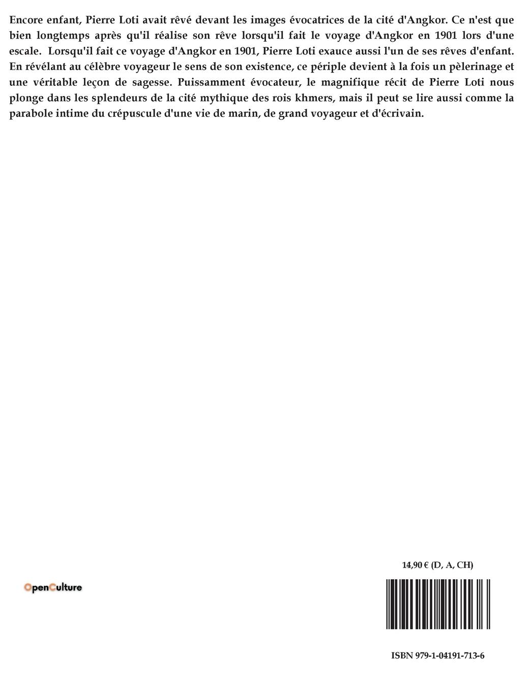 Rückseitencover Un pèlerin d'Angkor