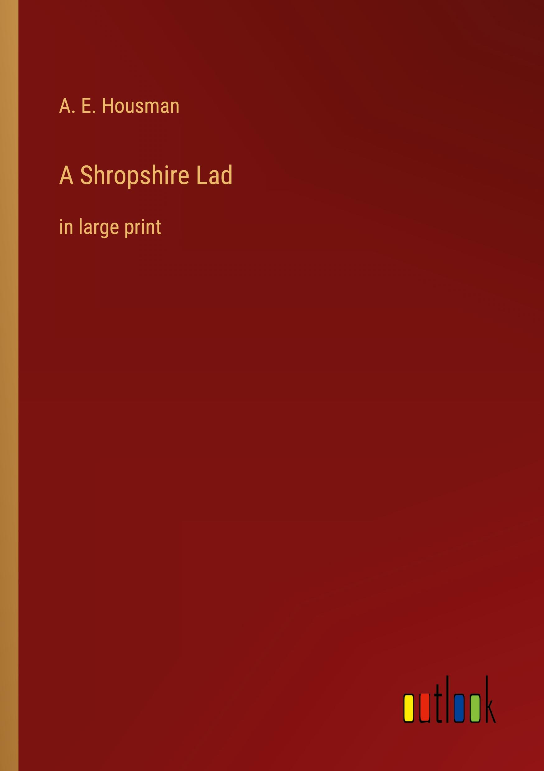 Vorderes Coverbild A Shropshire Lad