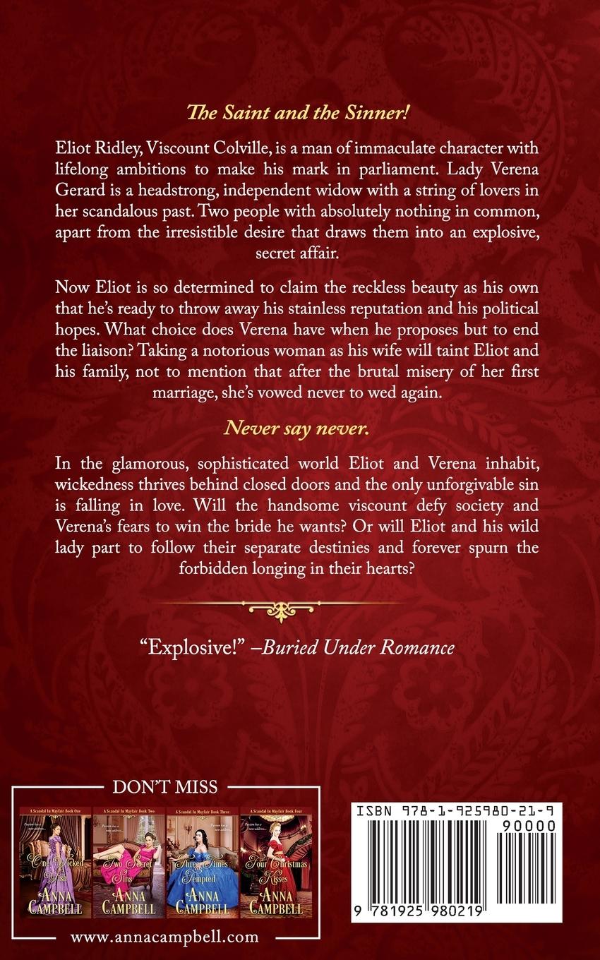 Rückseitencover Two Secret Sins