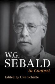 Vorderes Coverbild W. G. Sebald in Context