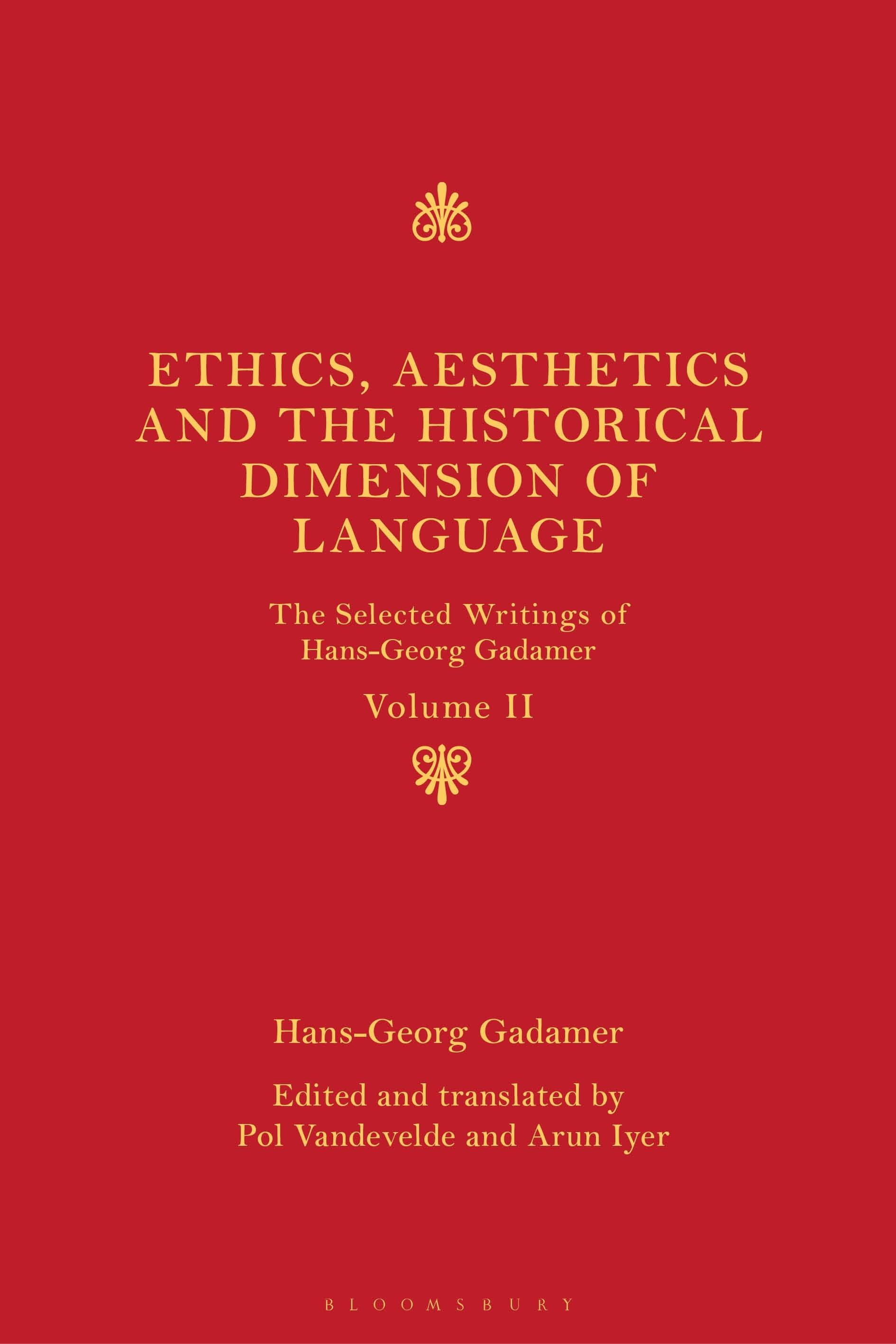 Vorderes Coverbild Ethics, Aesthetics and the Historical Dimension of Language